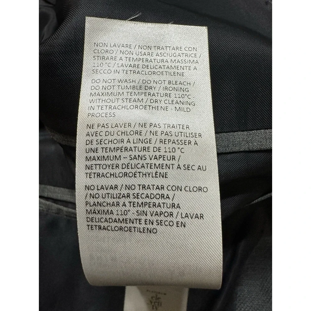 Eleventy Platinum Zegna 44R Blazer Australian Wool Hand Stitch Half‎ Lined